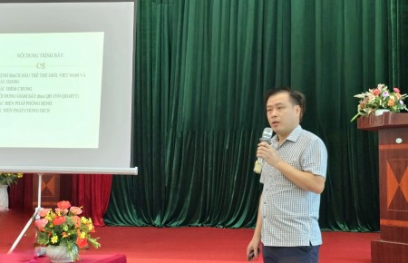 Hội nghị tập huấn chuyên môn về chẩn đoán, điều trị bệnh bạch hầu tại Việt Yên