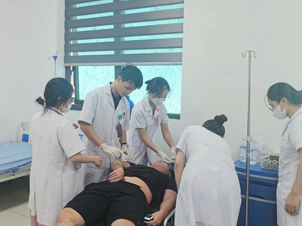 Kịp thời cấp cứu thành công ca sốc phản vệ do dị ứng sữa tại Trung tâm Y tế Việt Yên