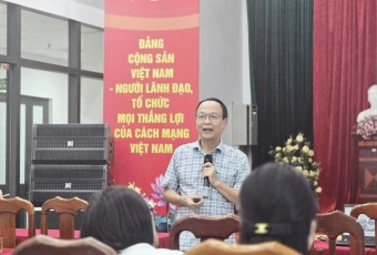 Trung tâm Y tế Việt Yên tập huấn kỹ năng giao tiếp, ứng xử chuyên nghiệp trong môi trường phẫu thuật