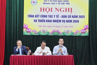 Tổng kết công tác Y tế - Dân số năm 2025, triển khai phương hướng nhiệm vụ năm 2026