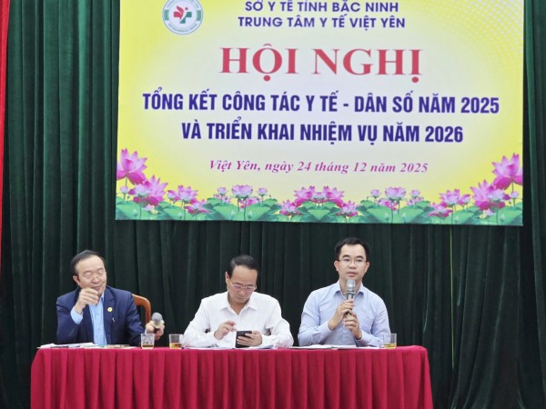 Tổng kết công tác Y tế - Dân số năm 2025, triển khai phương hướng nhiệm vụ năm 2026