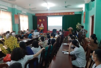 Trung tâm Y tế Việt Yên tổ chức tập huấn hướng dẫn nhập máy khám chữa bệnh bằng căn cước công dân