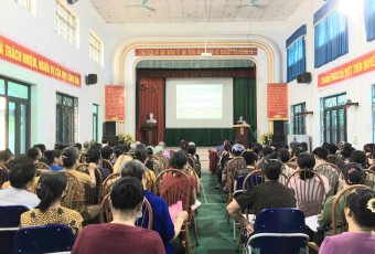 Hội nghị truyền thông về chăm sóc sức khỏe người cao tuổi tại xã Việt Tiến