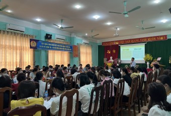 Trung tâm Y tế Việt Yên phối hợp với Trung tâm Kiểm soát bệnh tật tỉnh Bắc Giang tổ chức lớp tập huấn nâng cao chất lượng “an toàn tiêm chủng” trên địa bàn huyện Việt Yên năm 2023