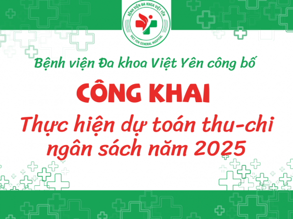 Công khai thực hiện dự toán thu - chi ngân sách năm 2025