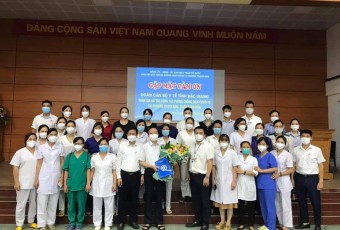 Đoàn công tác Trung tâm Y tế huyện Việt Yên hỗ trợ Hà Nội hoàn thành xuất sắc nhiệm vụ trở về