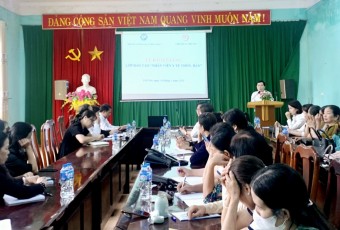 TTYT Việt Yên phối hợp đào tạo nhân viên y tế thôn, tổ dân phố