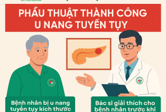 Cắt u nang tuyến tụy - Kỹ thuật khó đã có tại Việt Yên