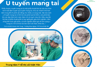 Phẫu thuật u tuyến mang tai - Kỹ thuật khó được thực hiện thành công tại TTYT thị xã Việt Yên