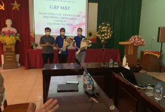 TTYT Việt Yên gặp mặt đoàn công tác tham gia hỗ trợ phòng chống dịch Covid-19 tại tỉnh Tây Ninh