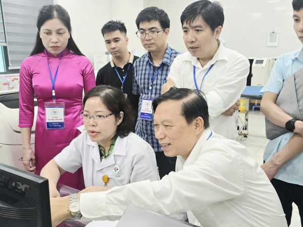 Trung tâm Y tế Việt Yên được đánh giá đủ điều kiện triển khai chính thức bệnh án điện tử